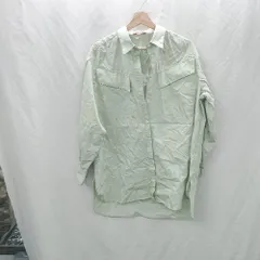 ◇ ⊇ nano universe LB.03 長袖 シャツ サイズ2 グリーン系 レディース E  【1506130004660】