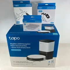 TP-Link ロボット掃除機＆自動ゴミ収集機 Tapo RV20 Mop Plus Mag Slim おまけ(RVA200/RVA300/RVA102)付のサムネイル