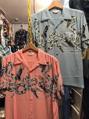 スターオブハリウッド HIGH DENSITY RAYON OPEN SHIRT  “RATTLE SNAKE”