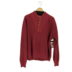 エルエルビーン L.L.Bean 80-90s MADE IN USA ヘンリーネックコットンニット メンズ import：M 