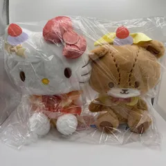 新品　タグ付き　きらきらおやつタイム　BIGぬいぐるみ 全2種セット　ハローキティ　タイニーチャム　ぬいぐるみまとめ