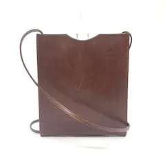 極美品 HERMES レザー ショルダーバッグ オニメトゥ ステッチ 茶 HERMES - 極美品 HERMES オニメトゥ ショルダーバッグ