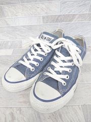 ◇ Θ CONVERSE コンバース キャンバス オールスター M9697 スニーカー シューズ サイズ24.5 ネイビー レディース P 【1408200033429】