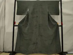 江戸小紋作家 二代目南部幸雄 淡緑 正絹訪問着 155cm l038