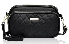 [SAMIYU] ショルダーバッグ 軽量 ショルダー 肩掛け ミニバッグ 斜めがけ斜めがけ 軽量 大容量 (ブラック) [ブラック]