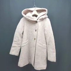 ◇ pageboy ジャケット ガーリー フード付き アウター 冬物 中綿 長袖 コート サイズM ピンク レディース E  【1307260020762】