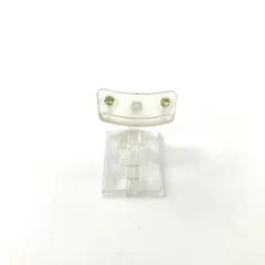 【K10WG】10金 ホワイトゴールド ピアス ワンポイント アクセサリー☆