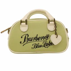 バーバリーブルーレーベル BURBERRY BLUE LABEL ミニバッグ ポーチ 小物入れ ロゴ 刺繍 緑 グリーン 0821 ■GY06 レディースのサムネイル