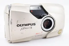 3162 【難あり品(ジャンク）】 Olympus mju ii 35mm 2.8 POINT AND SHOOT 35mm FILM CAMERA オリンパス コンパクトフィルムカメラ  0415