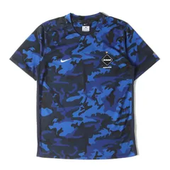 F.C.Real Bristol エフシーレアルブリストル Tシャツ サイズ:M / NIKE DRI-FIT カモフラージュ ゲーム Tシャツ / ブルーカモ 迷彩 / トップス カットソー 半袖【メンズ】【中古】