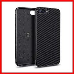 【匿名配送】 iPhone 8Plus / 7Plus_黒 ? 炭素繊維テクスチャ ONES 超薄型 iPhone 8Plus / 7Plus ケース 米軍MI