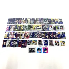 【★加古川物流】中古品 ブルーロック ウエハース カード ユニオンアリーナ クリア チェキ風 まとめ 65枚 + 2枚ステッカー セット 糸師凛 潔世一 凪誠士郎 蜂楽廻 ほか 【741】
