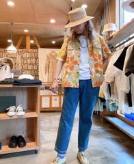 HAVE A  GREATFUL DAY OPEN COLLAR  SHORT SREEVE SHIRT