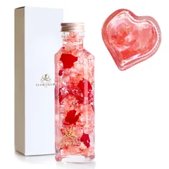 【数量限定】母の日 贈り物 フラワーギフト カーネーション 記念日 誕生日 ハーバリウム プレゼント 女性 2024 大切な人 mother 母の日ギフト フラワリウム ハート 【FLOWERiUM】 (チェリーレッド)