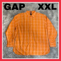 GAP ギャップ　メンズ　チェックシャツ　ボタンダウンシャツ　ボタンシャツ　XXL 2XL 3L サイズ　プレミアムフィット　メンズ　00s