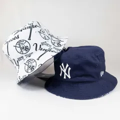 【ニューエラ正規品】ニューエラ NEW ERA® New Era® 帽子 バケット01 リバーシブル ニューヨーク・ヤンキース ナイトシフトネイビー(商品番号：14667763)