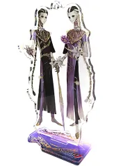 【中古】雑貨 白黒無常(謝必安/范無咎) アクリルスタンドキーホルダー 「Identity V 第五人格」 TSUTAYA・旭屋書店限定