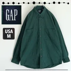 OLD GAP オールドギャップ★ネイビータグ★ボタンダウン★ツイルワークシャツ★USAメンズM 2312D024