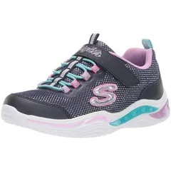 スケッチャーズ(SKECHERS) ライト付きスニーカー パワーペタルズ 20202L-NVMT ネイビー/マルチカラー 17.0cm