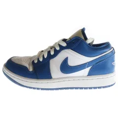 NIKE (ナイキ) WMNS AIR JORDAN 1 RETRO LOW OG Marina Blue エアジョーダン 1 ロー レトロ マリーナブルー ローカットスニーカー ブルー/ホワイト DC0774-114 US6/23cm