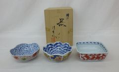 肥前有田　舘林陶宗窯 染錦栗絵　組飯碗 肥前有田 舘林陶宗窯 染錦栗絵 組飯碗 - メルカリ