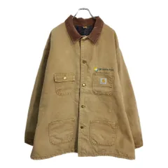 Carhartt カーハート ミシガンチョアコート 大きいサイズ ライトブラウン(メンズ XXL相当)中古 古着 U4839