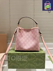 【今日特価】Gucci グッチ バケットバッグ オリジナル黒檀色牛皮を使用-WTO輸入2