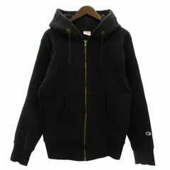 チャンピオン CHAMPION 赤タグ USA製 リバースウィーブ パーカー フードジャケット フーディ スウェット トレーナー ヘビーウェイト 肉厚 国内正規品 黒 ブラック L 0220 IBO63