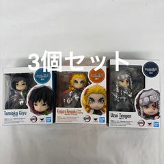 미개봉 귀멸의 칼날 Figuarts mini 3개 세트 토미오카 요시바타 연옥 안수로 불꽃의 호흡 우수 천원 LFK135 f101