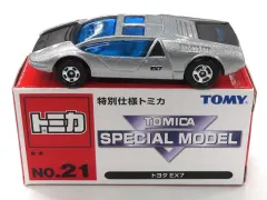 【中古】トミカ 1/62 トヨタ EX7(シルバー×クリアブルー×ブラック) 「特別仕様トミカ No.21」 のサムネイル