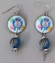 [Used] Accessories (non-metallic)Poliwag Earrings Summer Festival "Pocket Monster Scarlet- "Violet Zero's Treasure" Pokémon Center Exclusive