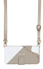 Galaxy S23 SC-51D SCG19 ケース 手帳型 ギャラクシーS23 スマホケース スマホショルダー レザー ストラップ 牛柄 ウシ柄 アニマル 動物柄 かわいい オシャレ 調節可能 130cm  カラー01