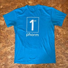 1st Phorm Tシャツ M ブルー インポート品 メンズ MEN'S 半袖 ユーズド USED 古着