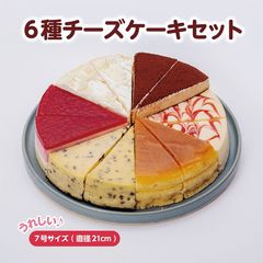 チーズケーキ 6種類の味が楽しめる！ 6種のチーズケーキセット カット済み