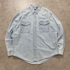 オールドギャップ GAP デニムシャツ ブルー L【LS026】