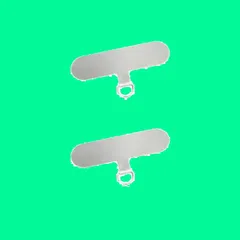 ストラップ スマホ ネックストラップ アクセサリー 携帯 ホルダー 2個セット スマホショルダー シルバー スマホストラップホルダー 落下防止 ステンレス ケース [wumio]