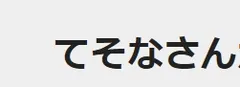 てそなさん 専用