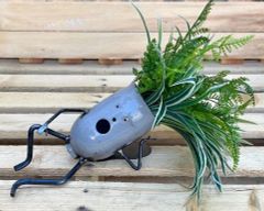 プランター ぽけっとゾンビ ガーデン雑貨 作家 リメイク オブジェ  鉢 ハンドメイド