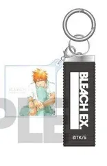 BLEACH原画展 BLEACH EX オリジナルレコードジャケットキーチェーンコレクション 黒崎一護 背景ホワイト