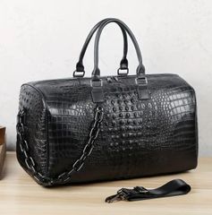 バッグ OPIUM crocodile Boston bag y2k dark Opium crocodile Leather Boston Hand Bag - メルカリ