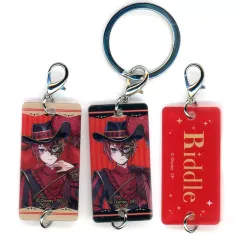 【中古】キーホルダー リドル・ローズハート アクリルチャームセット Halloween ver.2024 「ディズニー ツイステッドワンダーランド Halloween アニメイトオンリーショップ」