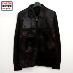 70s vintage ハラコ切替 ニットセーター レディース 表記Mサイズ