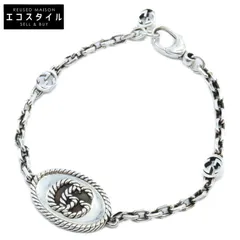 GUCCI グッチ Ag925 ダブルG オーバルチャーム 16
