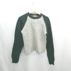 ◇ ⊇ papahad 長袖 ニット サイズM ブラック系 レディース E  【1501230021326】