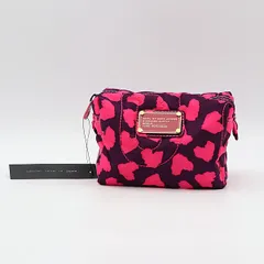 美品 マークバイマークジェイコブス ポーチ/小物入れ ピンク×パープルカラー INB 2000000 NSK