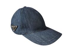 プラダ デニムキャップ トライアングルロゴ サイズS ユニセックス PRADA