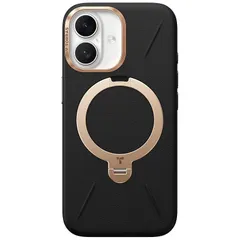 【新品】 TORRAS iPhone 17 用 ケース【新感覚レザー・スキンタッチ】Ostand Q3 レザートーン MagSafe対応 リング スタンド 360°定点回転 縦横両対応 マグネット搭載 革 カメラコントロールボタン 米軍規格 耐衝撃 指紋防 0