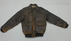 AVIREX アヴィレックス A-2 フライトジャケット ブラウン size:S ※ダメージあり囗T巛