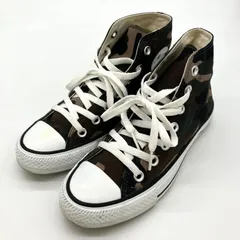 #648 Converse カモフラ ハイカット スニーカー 23cm