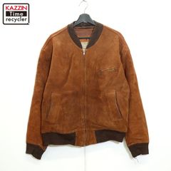 50s USA製 vintage ヌバック レザージャケット メンズ XLサイズ相当 ビッグサイズ オーバーサイズ
